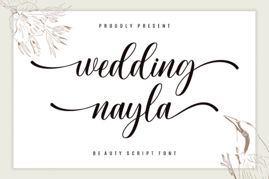 Wedding Nayla Font